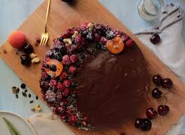 Κέικ Σοκολάτας και Φρούτων